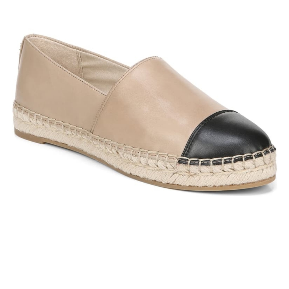 NIB Sam Edelman Krissy Black/Nude Espadrilles
